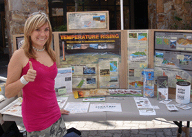 Global Warming Information Booth